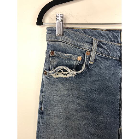 AGOLDE Nico Denim Jeans High Rise Button Fly - Picture 5 of 13